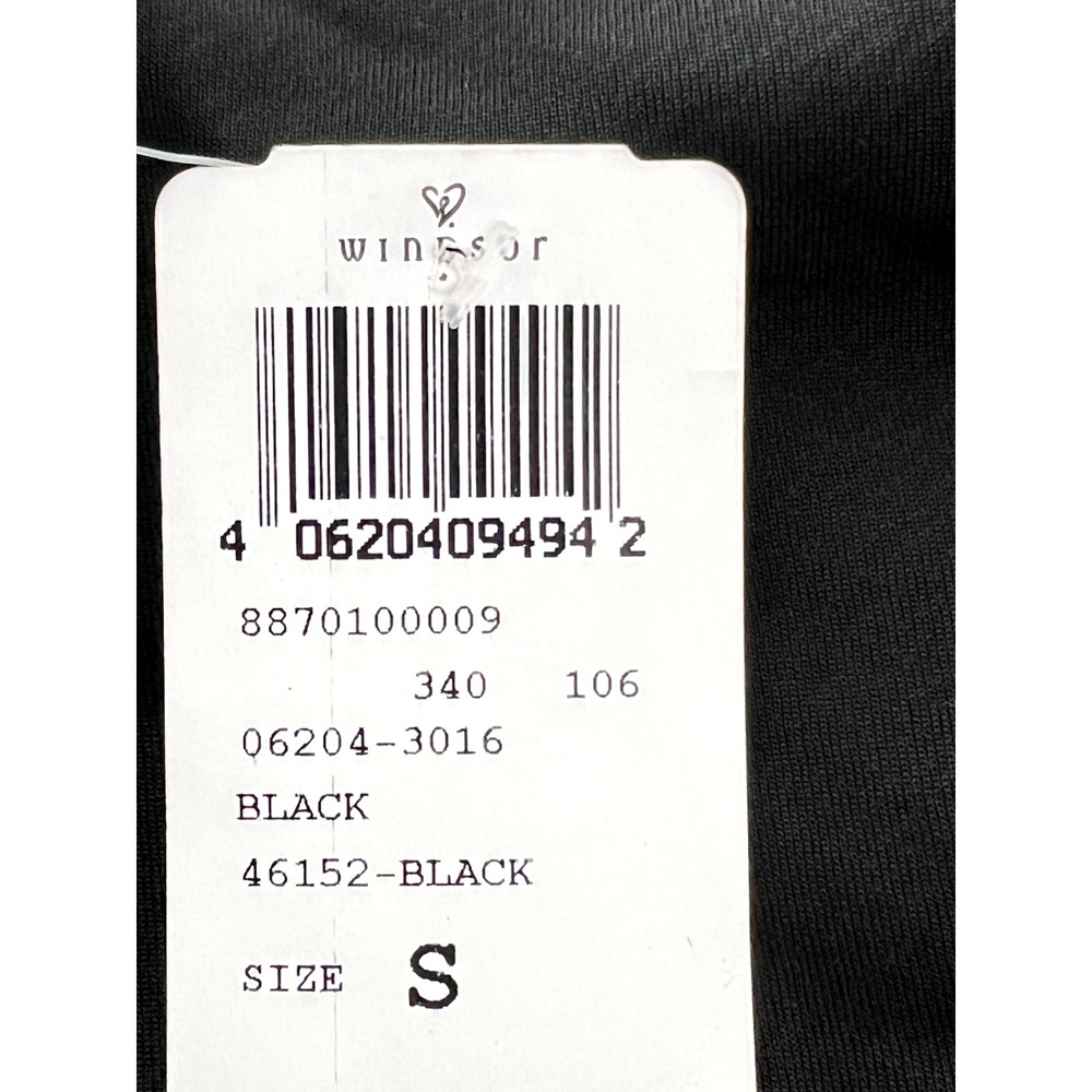 NWT Windsor's Women's Long Sleeve Waist‎ Belt Tie Jacket Solid Black Small - Picture 5 of 8